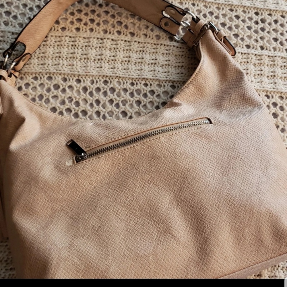 CARLOS FALCHI VEGAN SNAKESKIN HOBO BAG - Picture 2 of 8